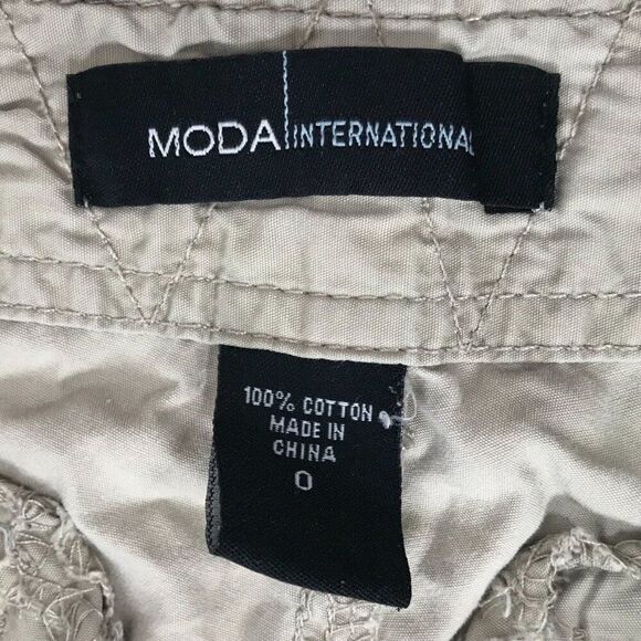 Vintage Y2K Grunge Khaki Gorpcore Low Rise Granola Girl Baggy Cargo Pants / 0 - Picture 7 of 7